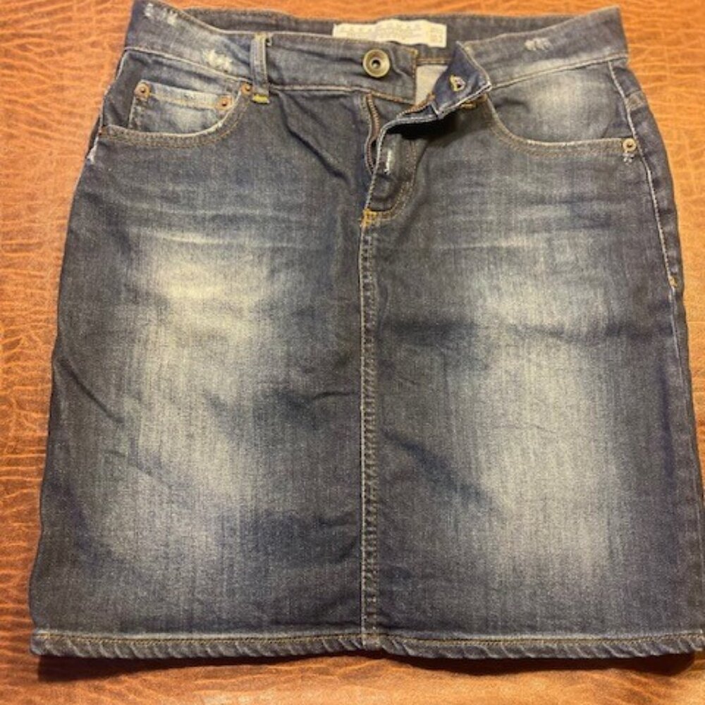 Zara Woman Jean Skirt Size 6